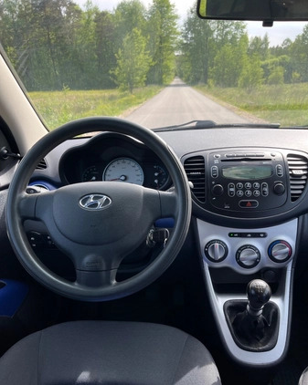 Hyundai i10 cena 8999 przebieg: 164000, rok produkcji 2008 z Świecie małe 191